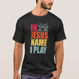 Drums Drummer Drumming Percussie Jezus Christelijk T-shirt
