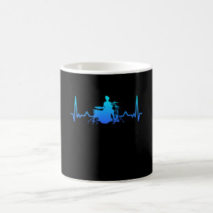 Drums Drummer Heartbeat Funny Gift Mama Koffiemok