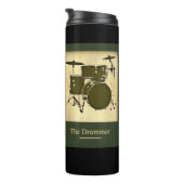 Drums Drummer Music Thermosbeker (Geroteerd rechts)