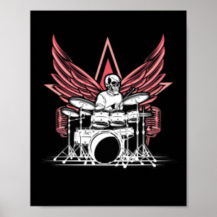 Drums Drummer Musicus Drumsticks Poster