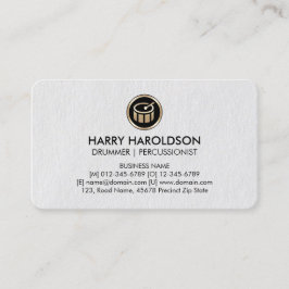 Drums Drummer Percussionist Premium Business Card Visitekaartje