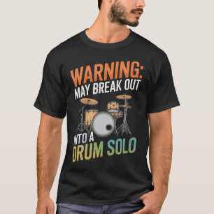 Drums Drumstel Drummen En Percussionist Drum T-shirt