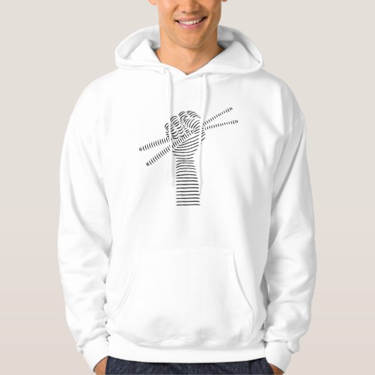 Drums Drumsticks Drummer Hoodie (Voorkant)