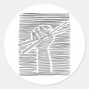 Drums Drumsticks Drummer Ronde Sticker