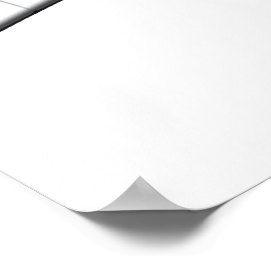 Drums en banner met pianotoetsenbord poster (Hoek)