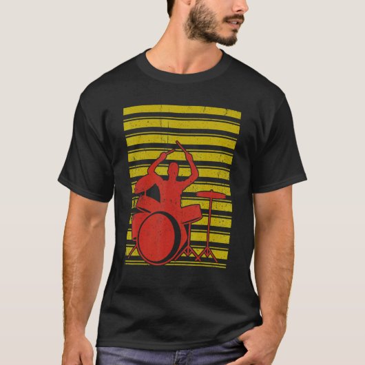 Drums en slagwerker t-shirt (Voorkant)