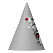 Drums Geboren in Rock & Roll Drummer Musician Rock Feesthoedjes (Links)