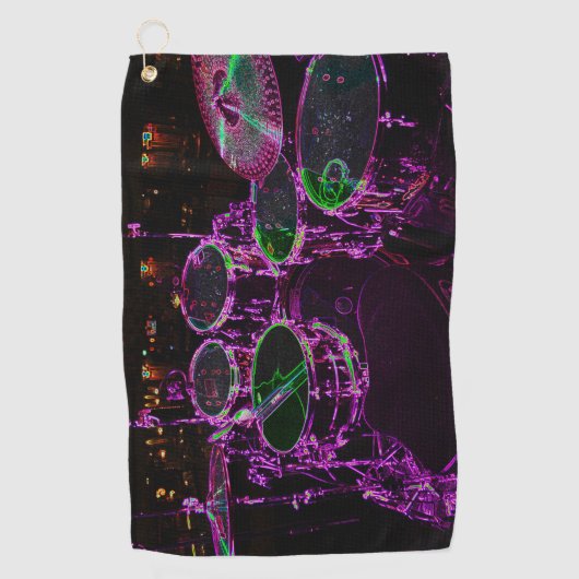 Drums gtcnm golfhanddoek (Voorkant)