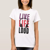 Drums het luid t-shirt (Voorkant)