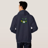 drums hoodie (Achterkant volledig)
