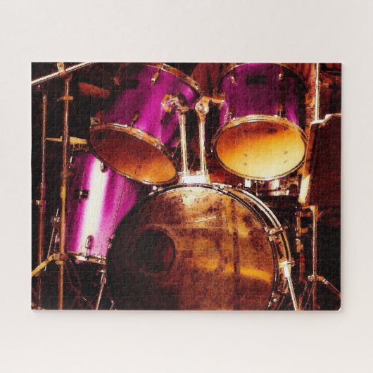 Drums, jam voor gebruik buitenshuis legpuzzel (Horizontaal)