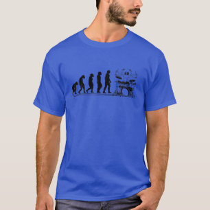 Drums Lessons Evolution Drummer Music Drummer Gift T-shirt