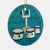 Drums markeren - Kies uw kleur Keramisch Ornament (Links)