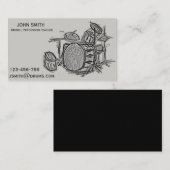 Drums/meester Visitekaartje (Voorkant / Achterkant)