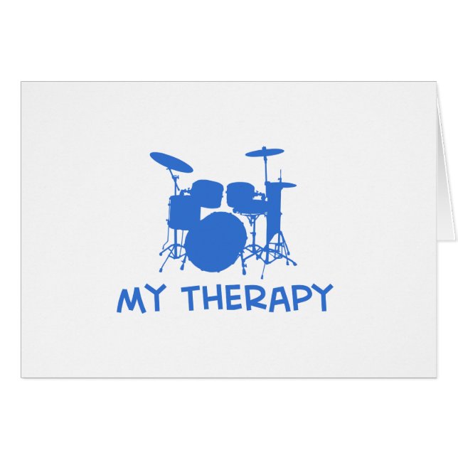 Drums mijn therapie (Voorkant Horizontaal)