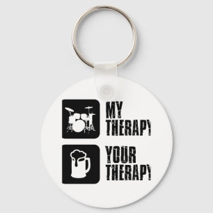 Drums mijn therapie sleutelhanger