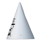 Drums Music Design Blue Feesthoedjes (Rechts)