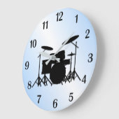 Drums Music Design Blue Grote Klok (Hoek)