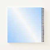 Drums Music Design Blue Notitieboek (Achterkant)