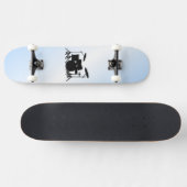 Drums Music Design Blue Persoonlijk Skateboard (Horizontaal)