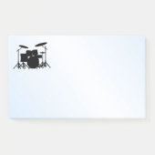 Drums Music Design Blue Post-it® Notes (Voorkant)