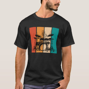 Drums Muziek Muziekinstrument Muzikant Drummer VI T-shirt