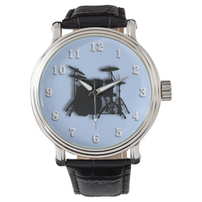 Drums muziekontwerp horloge (Voorkant)