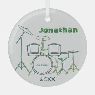 Drums-ornament Glas Ornament