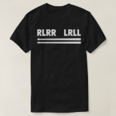 Drums Paradiddle RLRRLRLL Drummer T-shirt (Design voorkant)