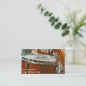 Drums / percussie leraar visitekaartje (Staand voorkant)