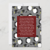 Drums Percussion Music Musician Afstuderen Kaart (Achterkant)