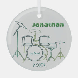 Drums Personalized Ornament