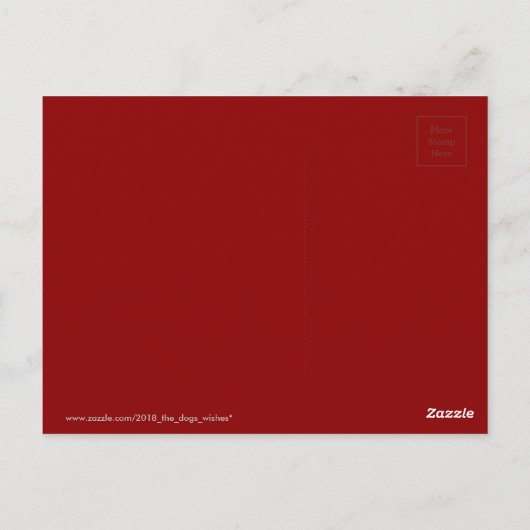 Drums Pig-jaar Vietnamese begroeting Briefkaart (Achterkant)