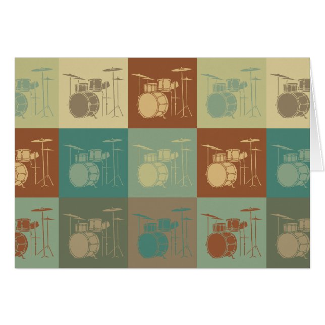 Drums Pop Art (Voorkant Horizontaal)