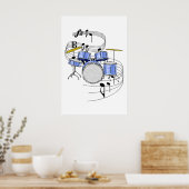 Drums Poster (Keuken)