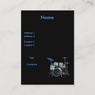 Drums-profielkaart Visitekaartje