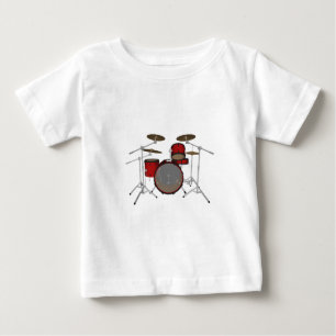 Drums: Red Drum Kit: 3D-model: