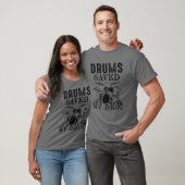 Drums redde mijn tapijt grappig drummer t-shirt (Unisex)