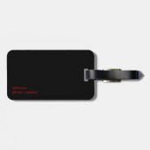 drums ~ reizigerdrummer bagagelabel (Achterkant horizontaal)