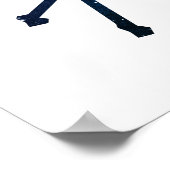 Drums Silhouette Poster (Hoek)