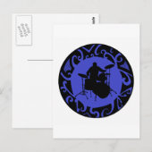 DRUMS SPRUIDEN OP BRIEFKAART (Voorkant / Achterkant)