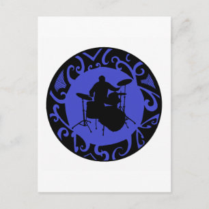 DRUMS SPRUIDEN OP BRIEFKAART