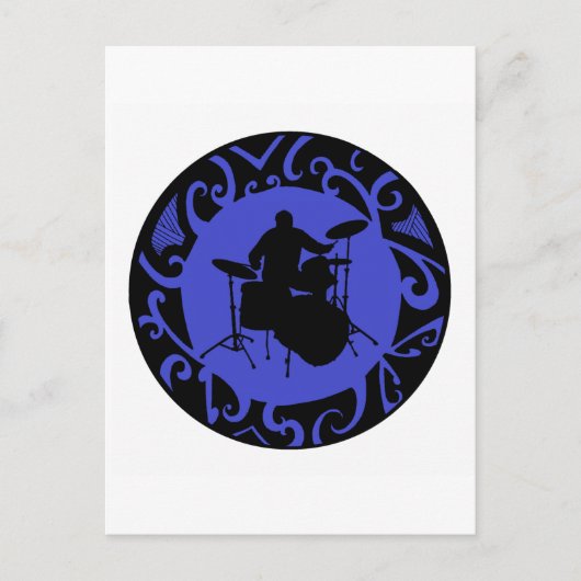 DRUMS SPRUIDEN OP BRIEFKAART (Voorkant)