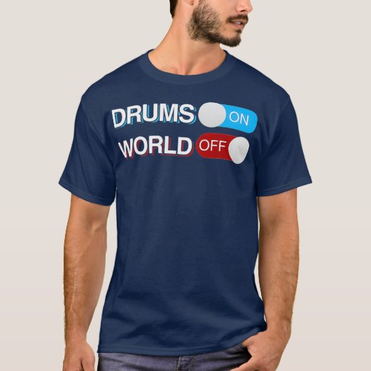 Drums T-shirt (Voorkant)