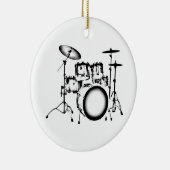 Drums "tekenen" keramisch ornament (Rechts)