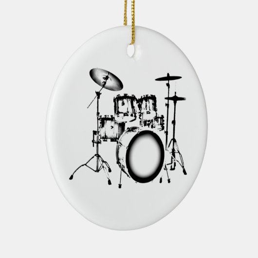 Drums "tekenen" keramisch ornament (Rechts)