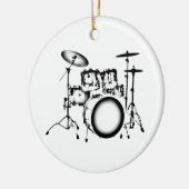 Drums "tekenen" keramisch ornament (Links)