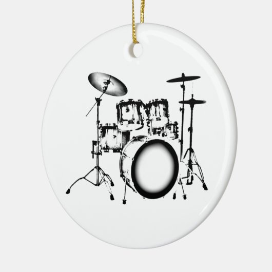 Drums "tekenen" keramisch ornament (Links)