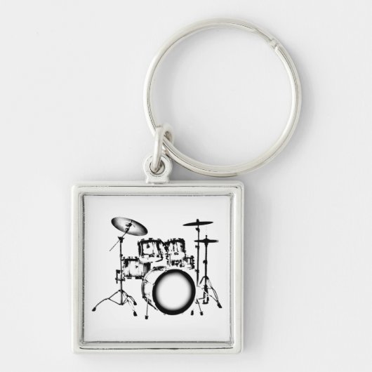 Drums "tekenen" sleutelhanger (Voorkant)