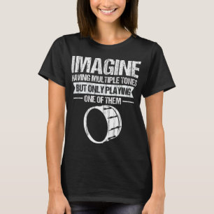 Drums Tenor Music Marching Band Drummer Drum T-shirt